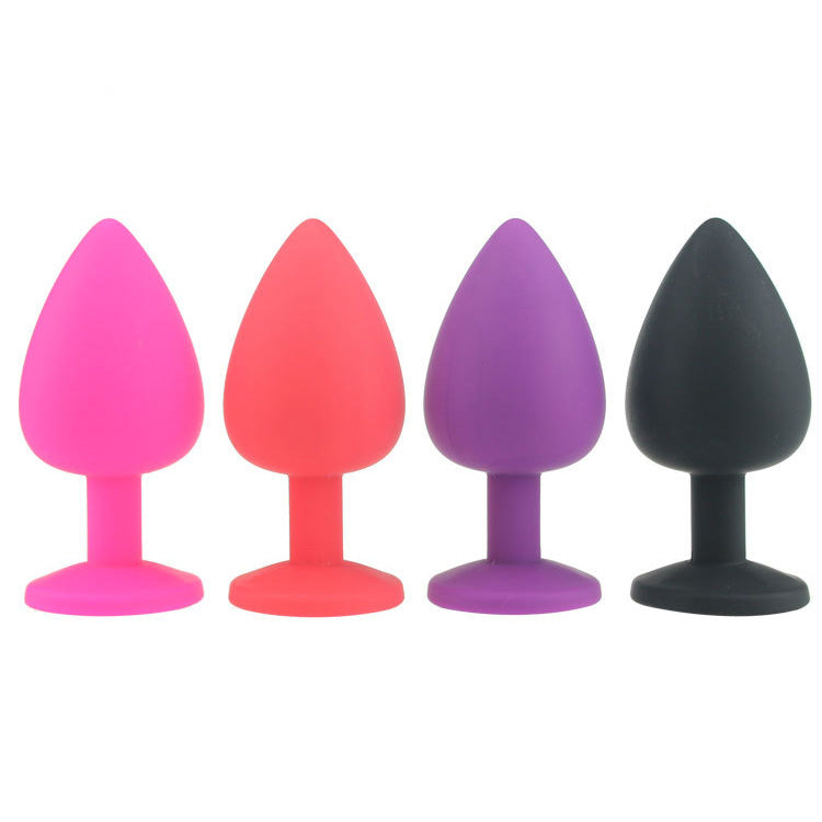 Plug Anal Joya en Silicona Talla S