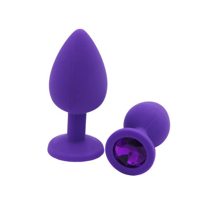 Plug Anal Joya en Silicona Talla S