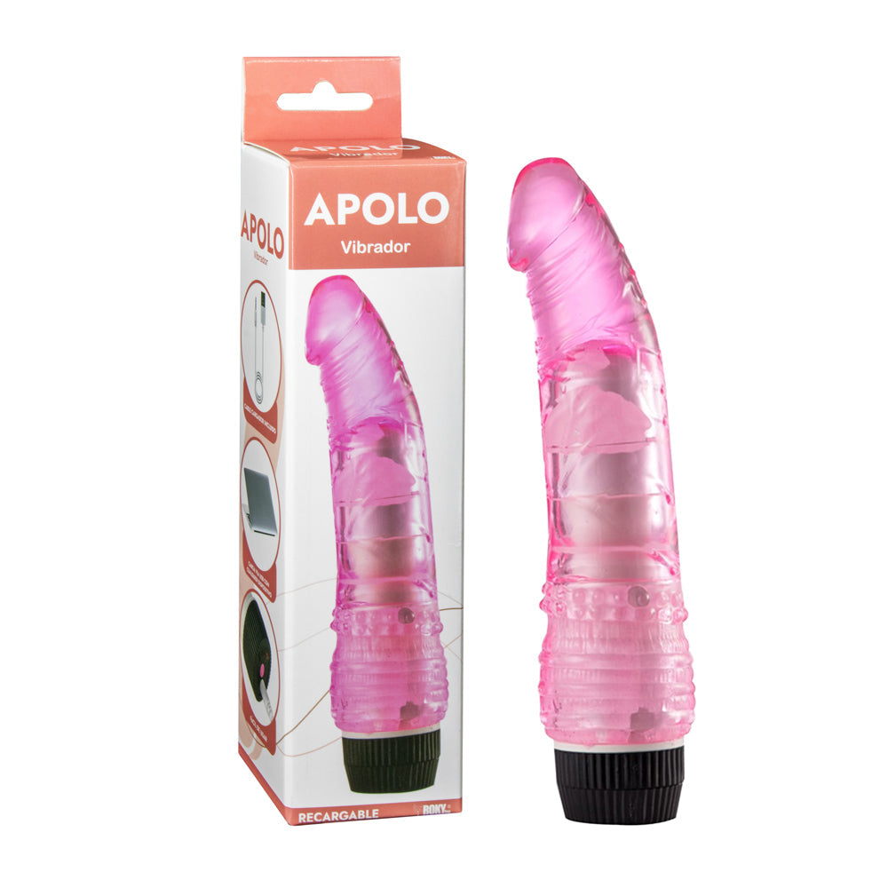 Dildo Vibrador Apolo Recargable 19cm
