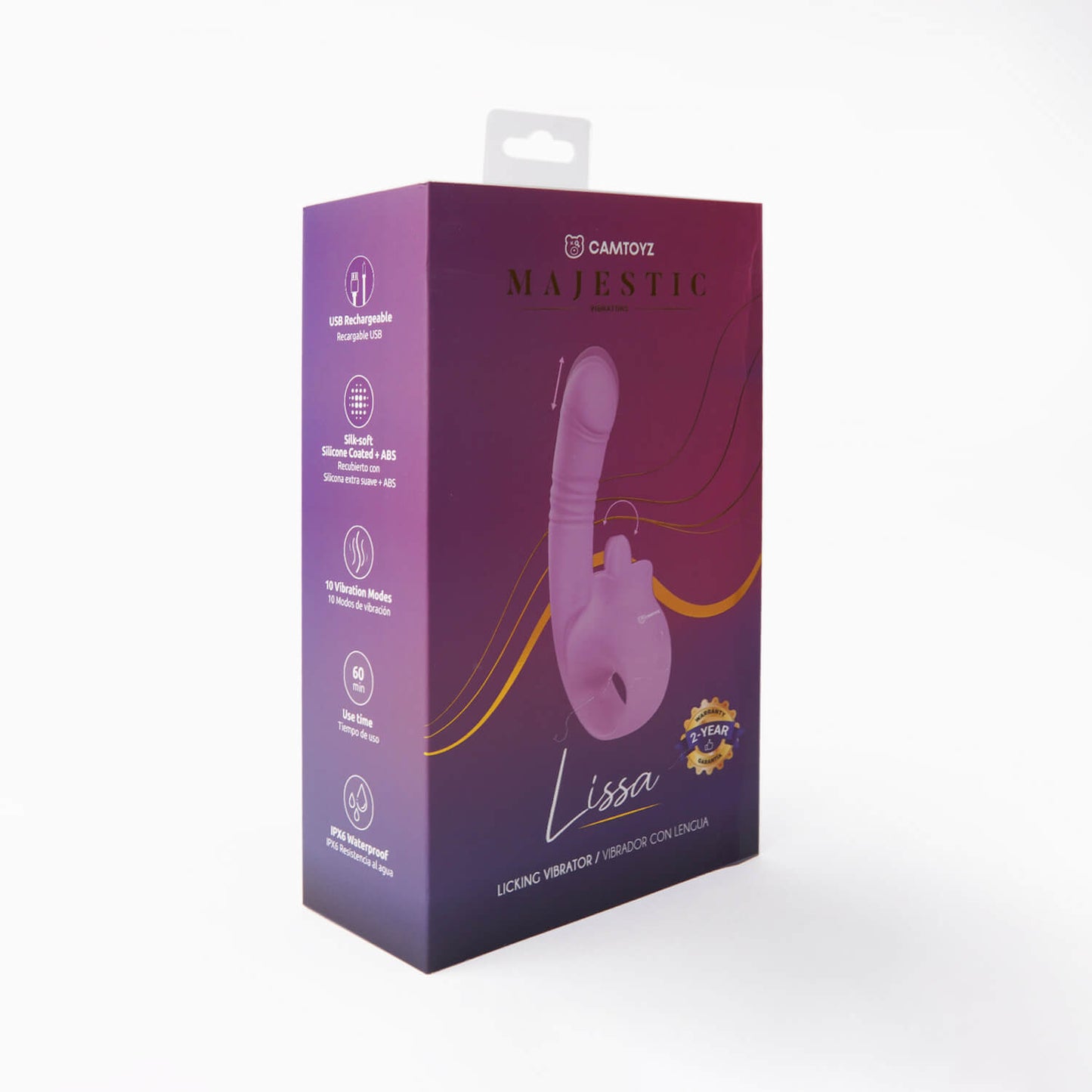Vibrador Triple Estimulación con Lengua Lissa Camtoyz