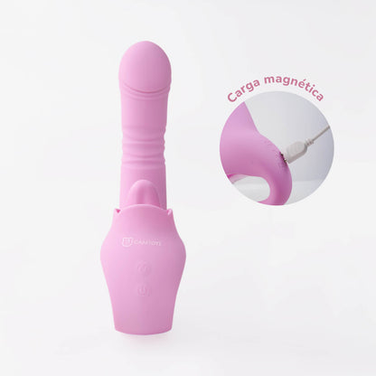Vibrador Triple Estimulación con Lengua Lissa Camtoyz