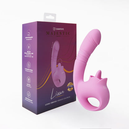 Vibrador Triple Estimulación con Lengua Lissa Camtoyz