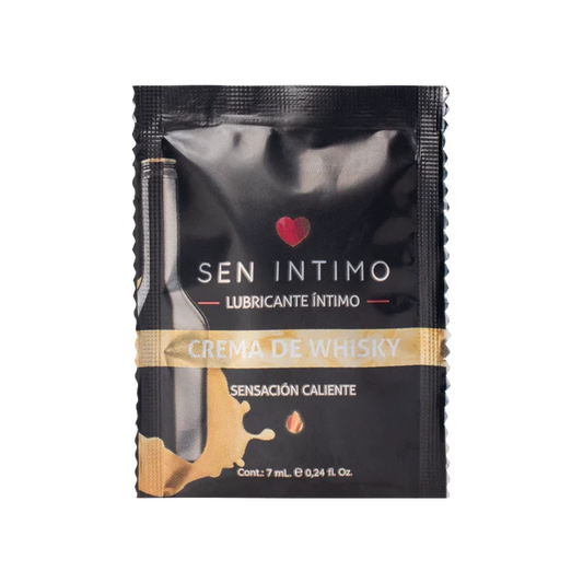 Sachet Lubricante Caliente Crema de Whisky 7ml Sen Íntimo