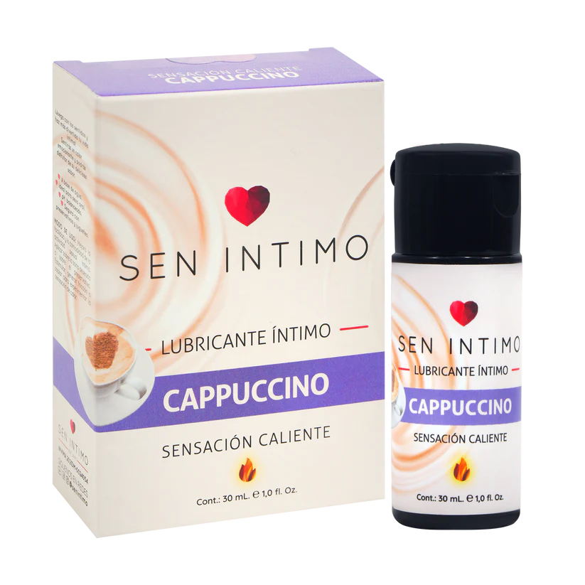 Lubricante Íntimo Caliente Cappuccino 30ml Sen Íntimo
