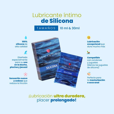 Lubricante Íntimo de Silicona 30ml Sen Íntimo