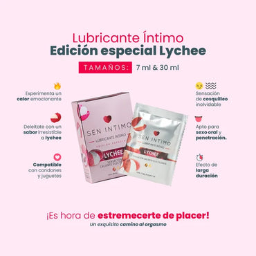 Lubricante Íntimo Electrizante Lychee Sen Íntimo