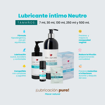 Lubricante Íntimo Neutro 30ml Sen Íntimo