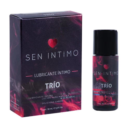 Lubricante Íntimo Trío Placer 30ml Sen Íntimo