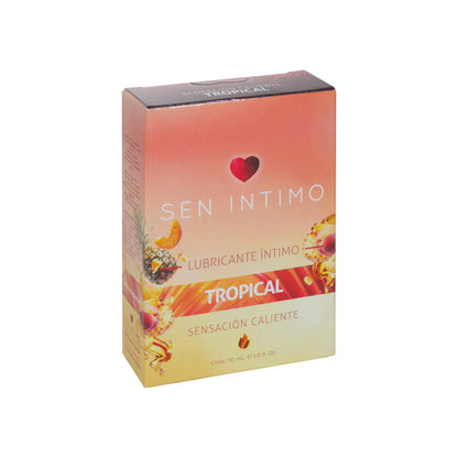 Lubricante Íntimo Caliente con Sabor Tropical 30 ml Sen Íntimo