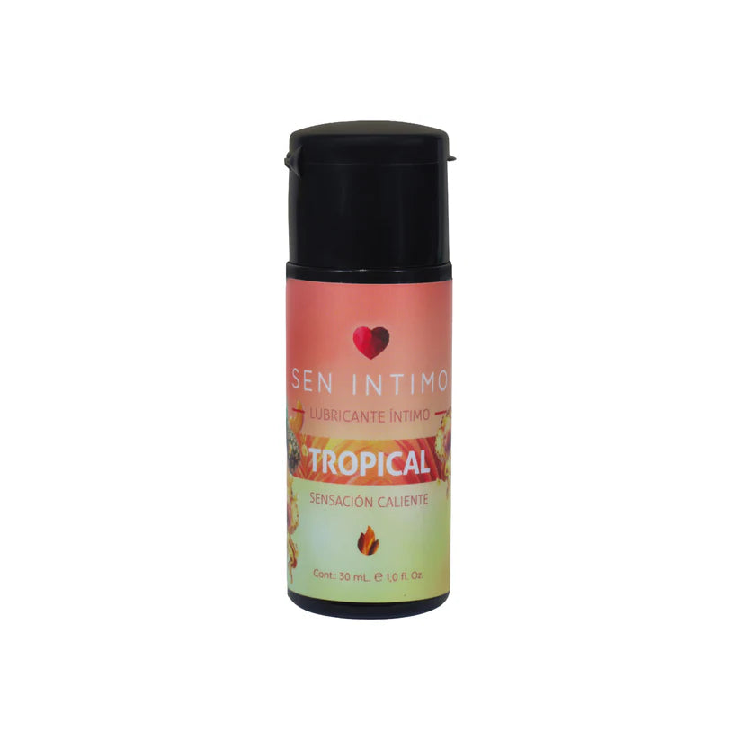 Lubricante Íntimo Caliente con Sabor Tropical 30 ml Sen Íntimo