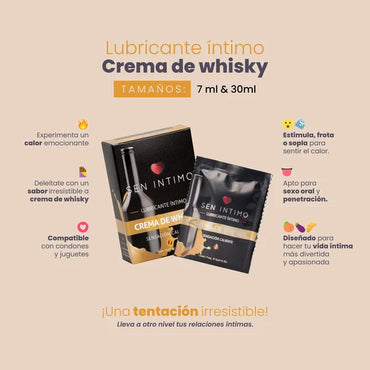 Lubricante Sen Intimo Crema de Whisky Caliente 30ml