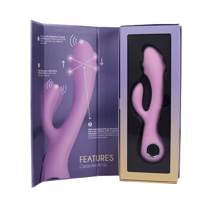 Vibrador Doble Estimulación Lucile con Carga USB-C Camtoyz