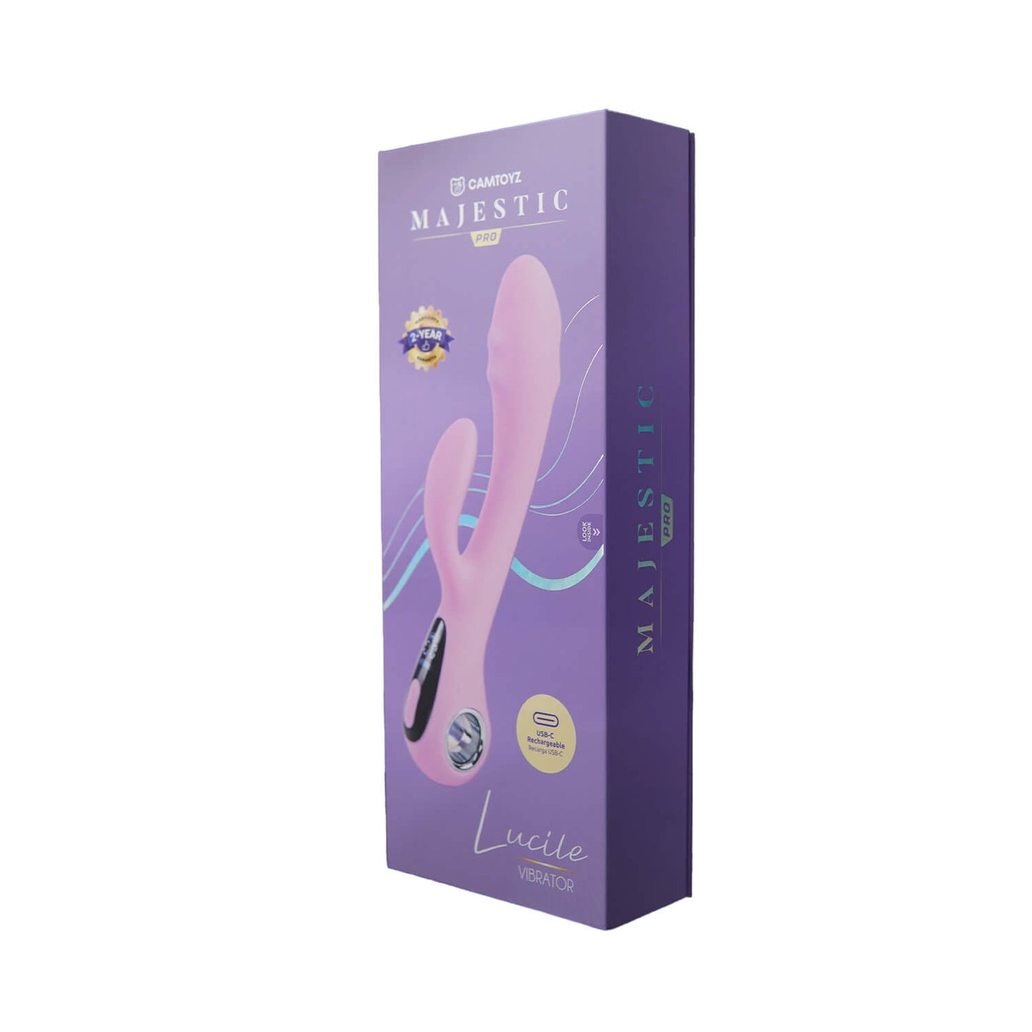 Vibrador Doble Estimulación Lucile con Carga USB-C Camtoyz