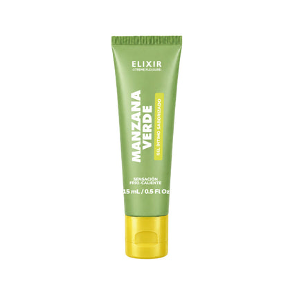Gel Íntimo Saborizado Manzana Verde Frío-Caliente Elixir