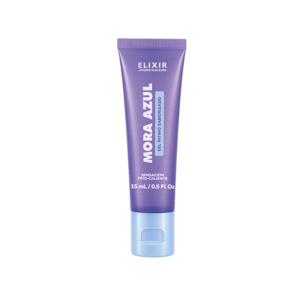 Gel Íntimo Saborizado Mora Azul Frío-Caliente Elixir