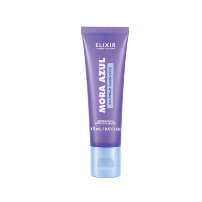 Gel Íntimo Saborizado Mora Azul Frío-Caliente Elixir