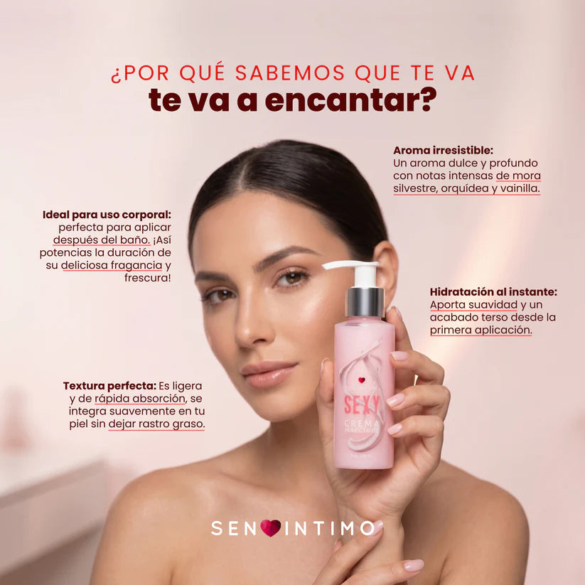 Crema Humectante Sexy con Attract 125ml Sen Íntimo