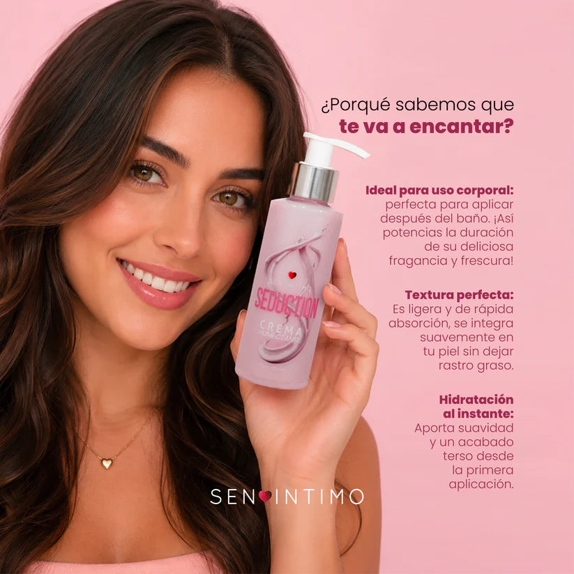 Crema Humectante Seduction con Attract 125ml Sen Íntimo