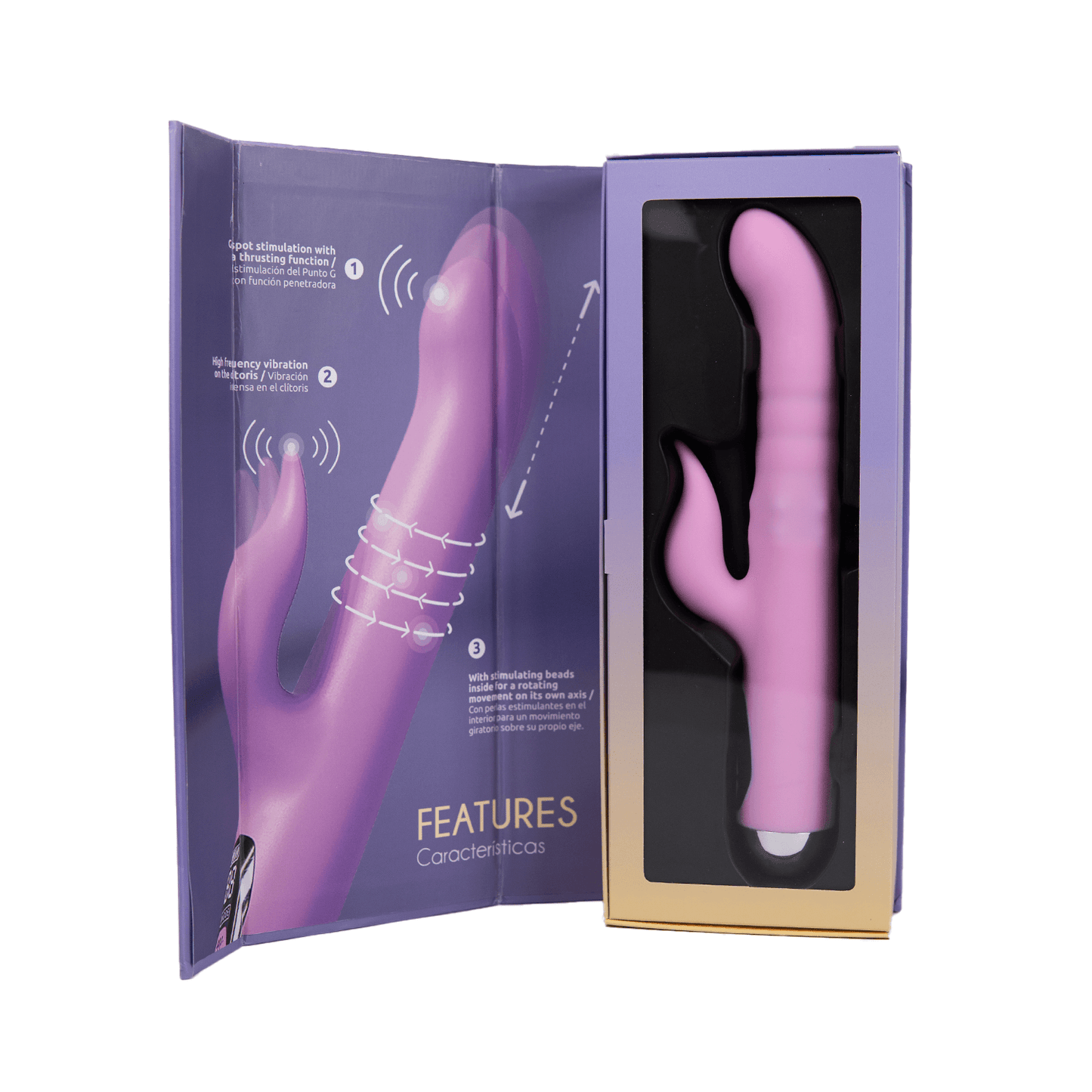 Vibrador Triple Estimulación Osma con Carga USB-C Camtoyz