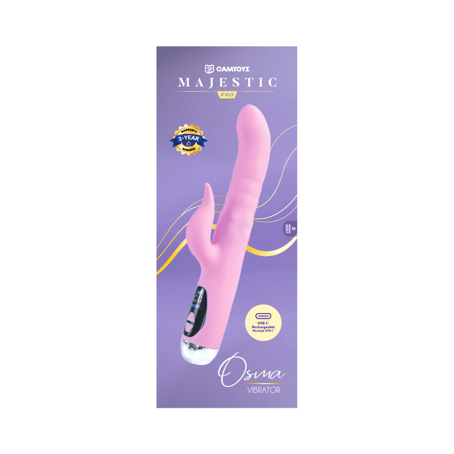 Vibrador Triple Estimulación Osma con Carga USB-C Camtoyz