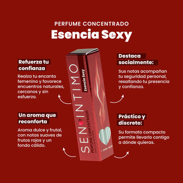 Perfume Attract Esencia Sexy para Mujer Roll-On 10ml Sen Íntimo