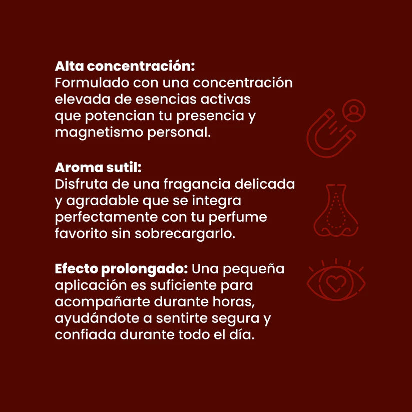 Perfume Attract Esencia Sexy para Mujer Roll-On 10ml Sen Íntimo