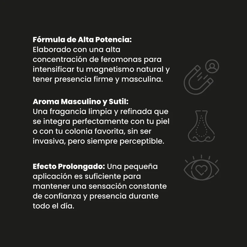 Perfume para hombre esencia Vicious 10ml Sen Íntimo