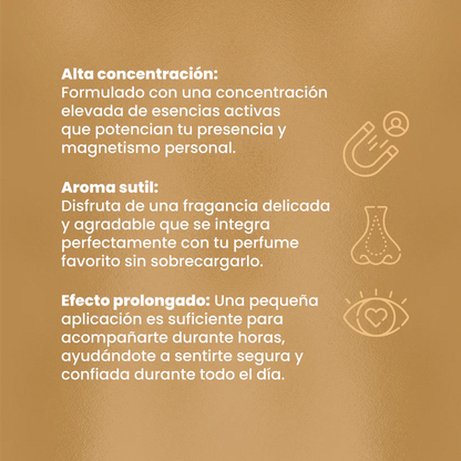Perfume Attract Esencia Radiant para Mujer Roll-On 10ml Sen Íntimo