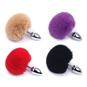 Plug Anal Cola De Conejo Talla S