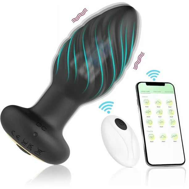 Plug Anal Con Rotación Luxe APP