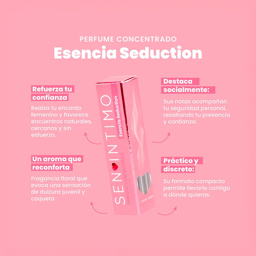 Perfume Attract Esencia Seduction para Mujer Roll-On 10ml Sen Íntimo