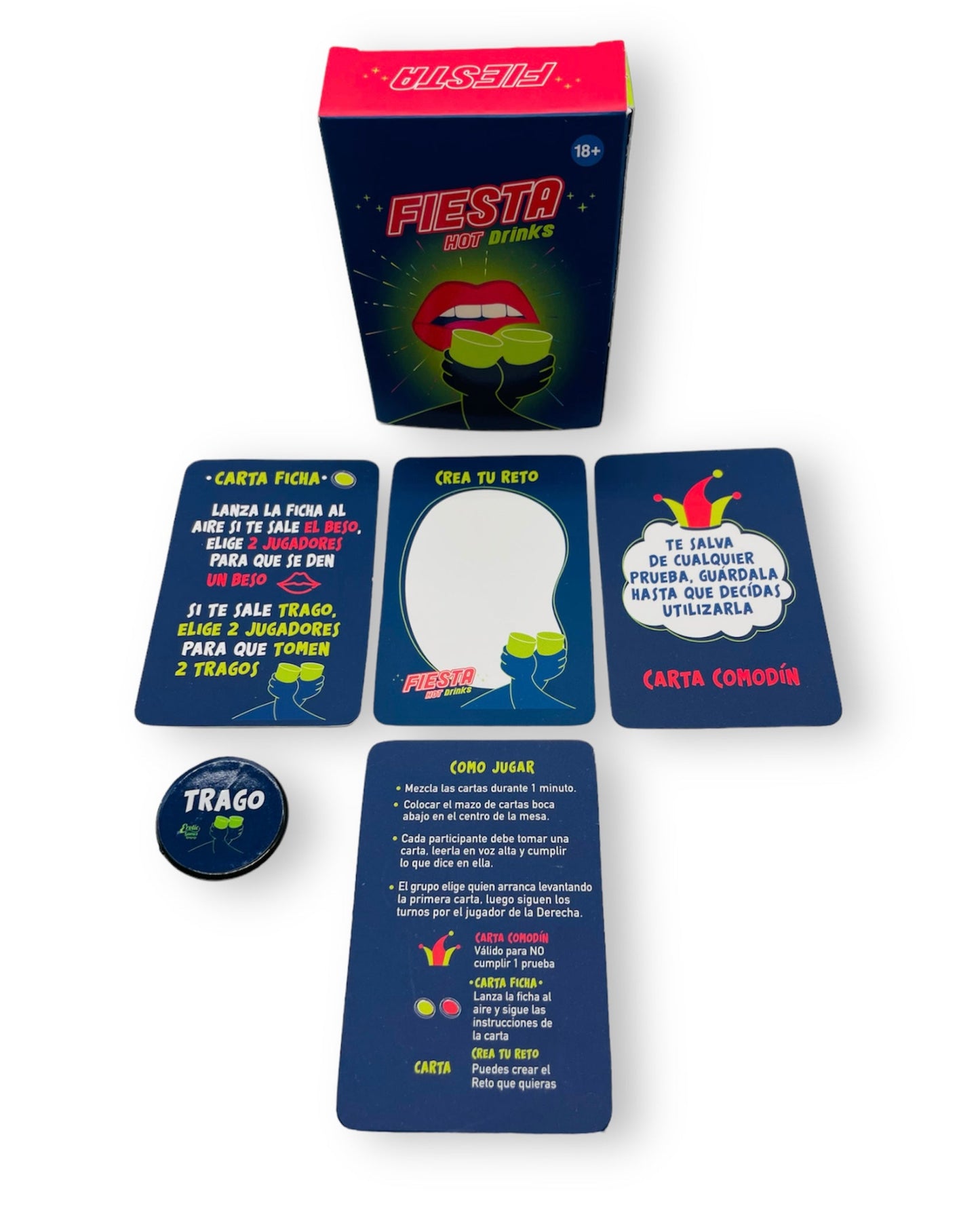 Juego De Cartas Para Beber Fiesta Hot Drink