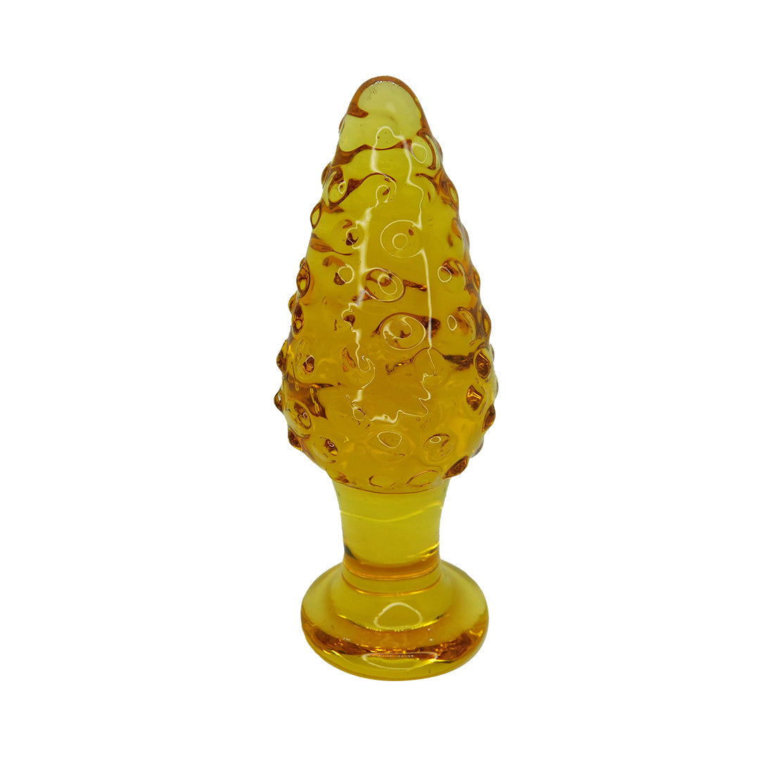 Plug Anal De Vidrio Piña