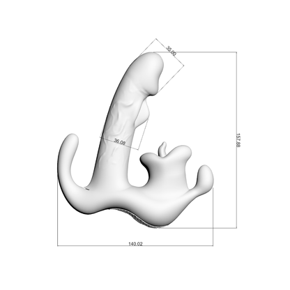 Vibrador Triple Estimulación Kiss G