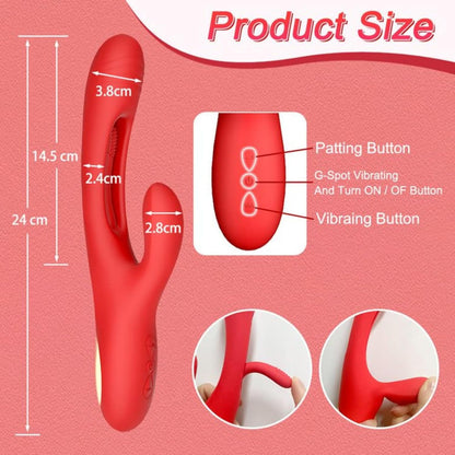 Vibrador Triple Estimulación Donal