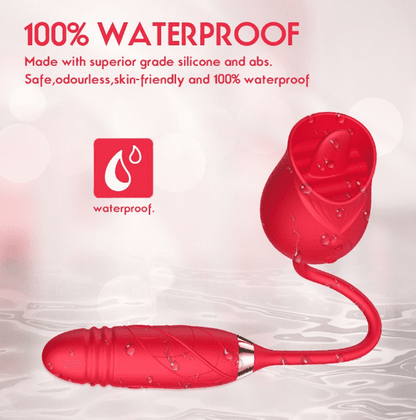 Vibrador Triple Estimulación Flower