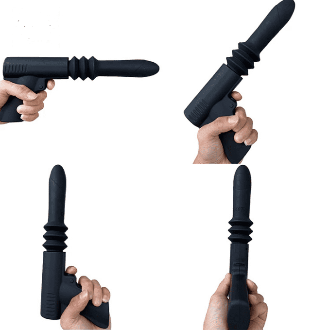 Vibrador Doble Estimulación Con Penetración Gun