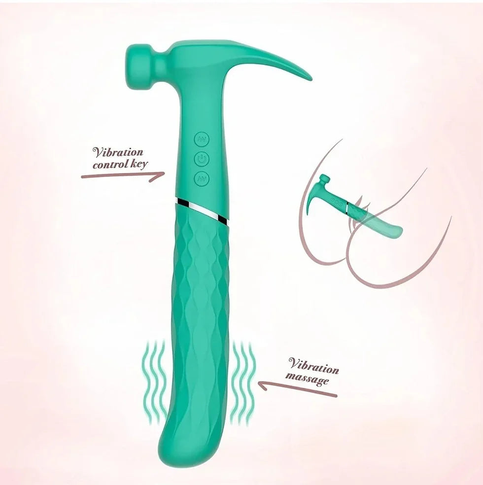 Vibrador Triple Estimulación Hammer Thrusting