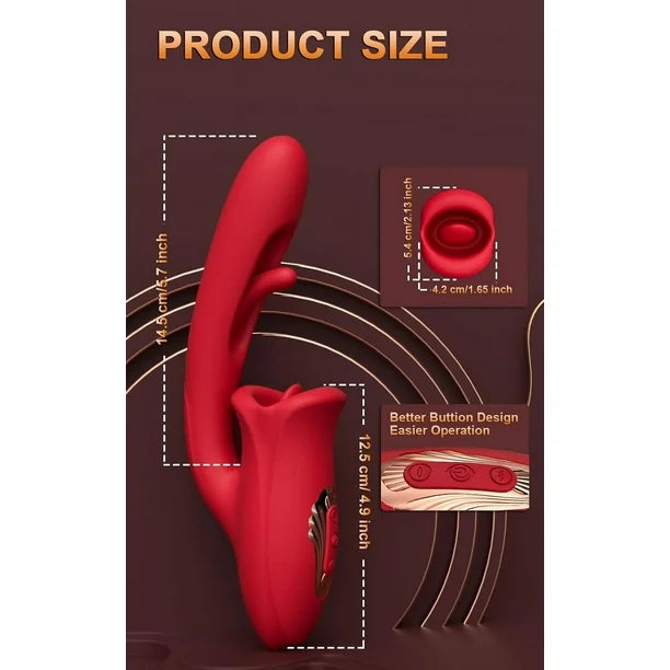 Vibrador Triple Estimulación Kenya