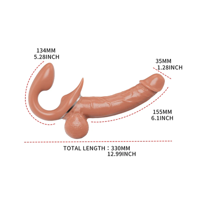 Vibrador Realista Double Enjoy Cannon