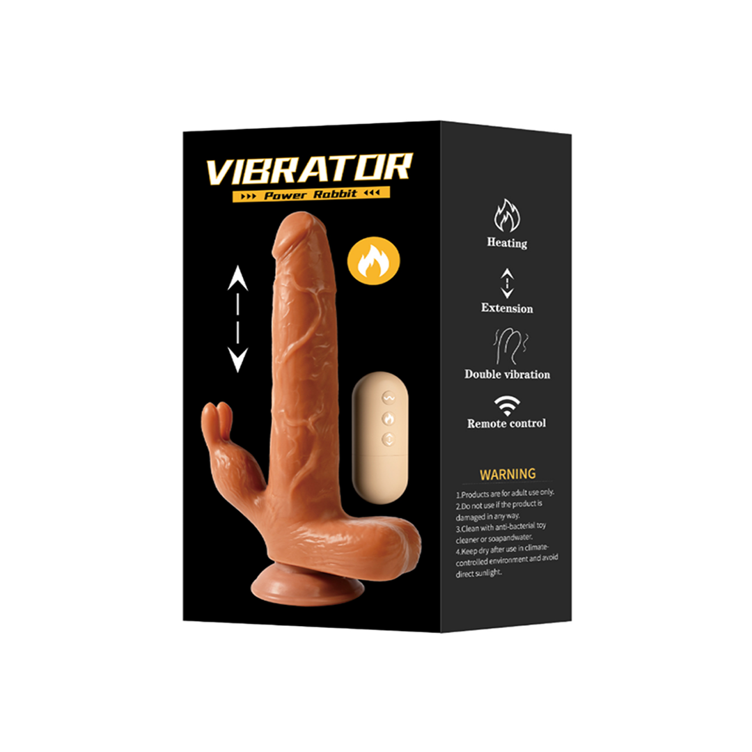 Dildo Vibrador Con Doble Estimulación Power Rabbit