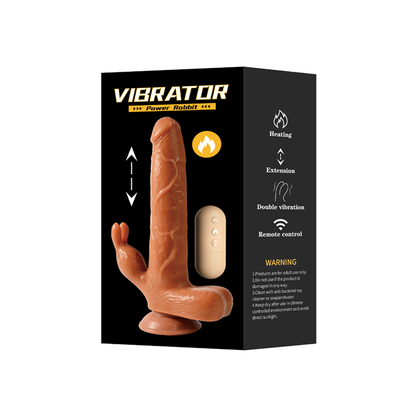 Dildo Vibrador Con Doble Estimulación Power Rabbit