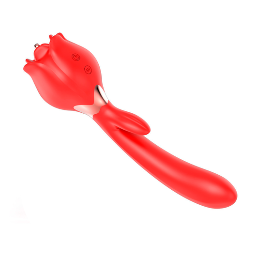 Vibrador Triple Estimulación Rosa Lena