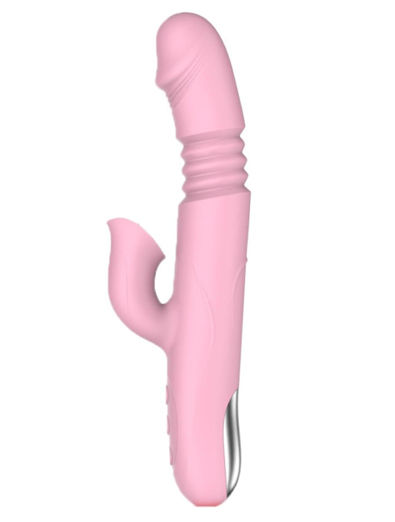 Vibrador Triple Estimulación Con Penetración y Temperatura Saga