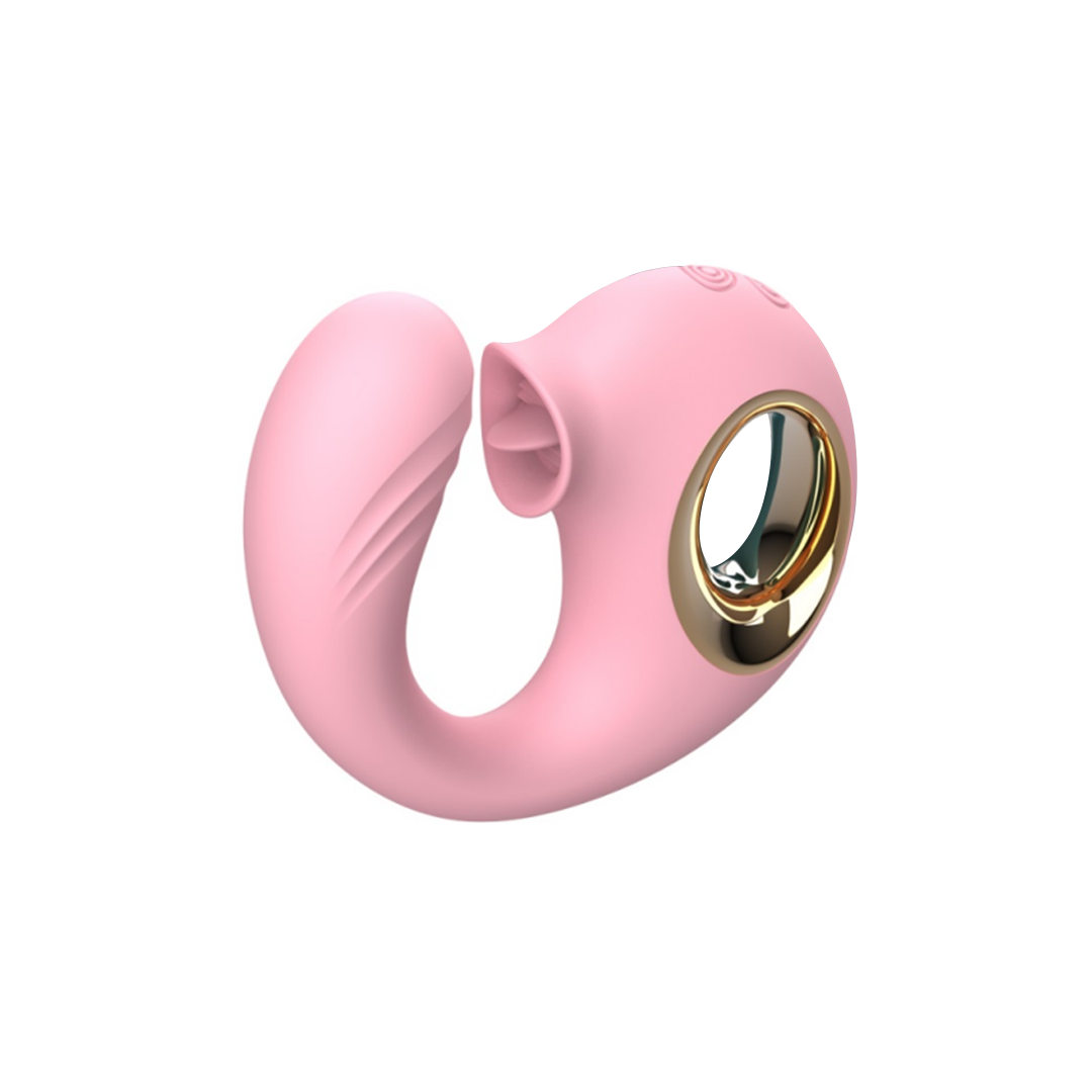 Vibrador Doble Estimulacion Con Lengua Feeling