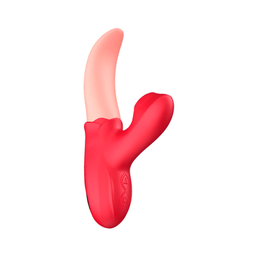 Vibrador Doble Estimulación Lengua Con Golpeteo