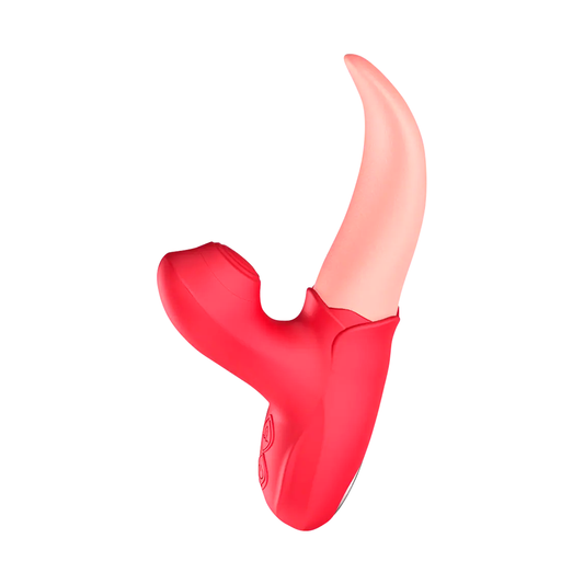 Vibrador Doble Estimulación Lengua Con Golpeteo