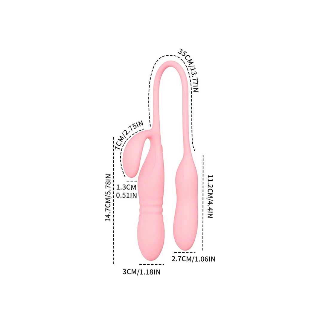 Vibrador Triple Estimulación Amorous