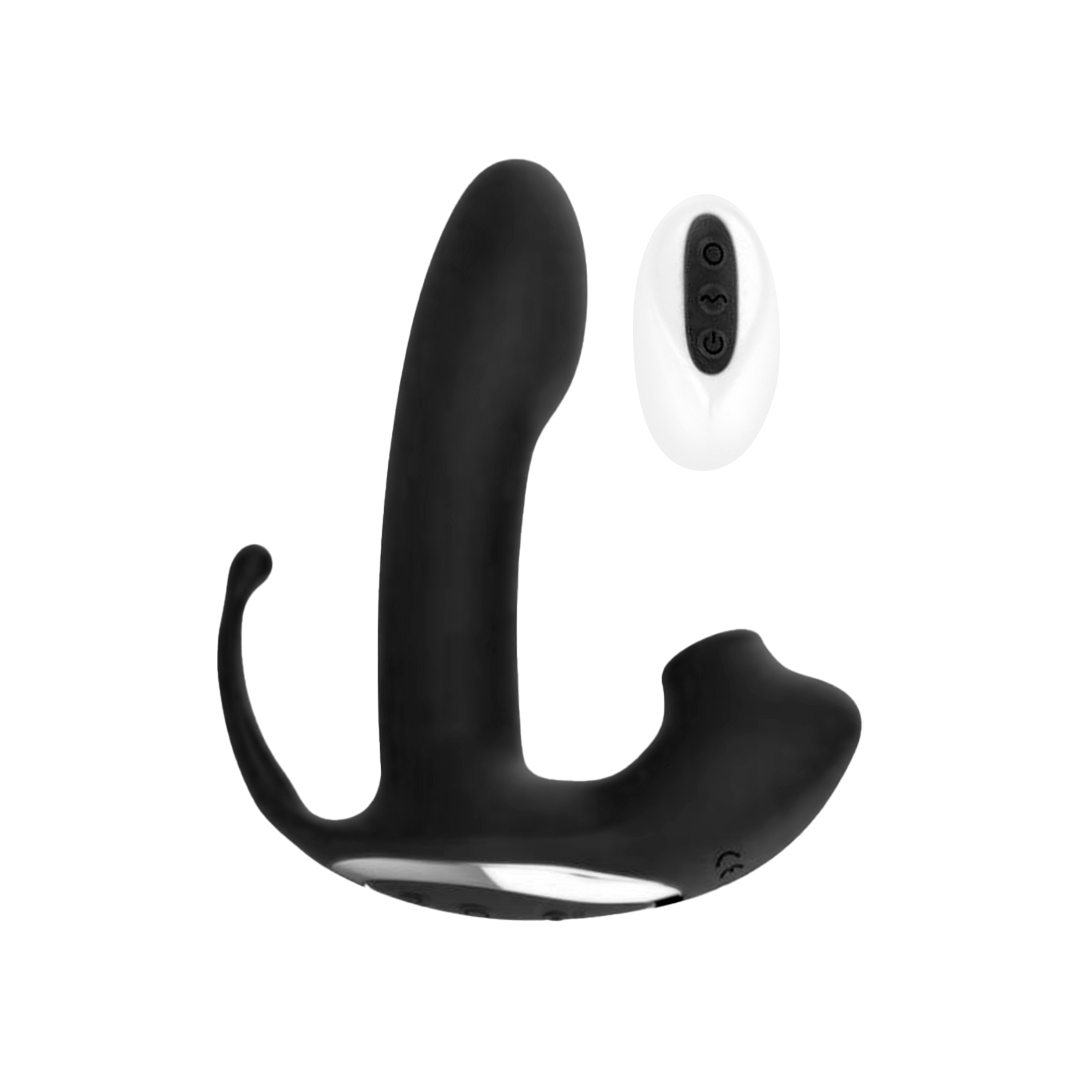 Vibrador Con Succión Doble Estimulación Molly
