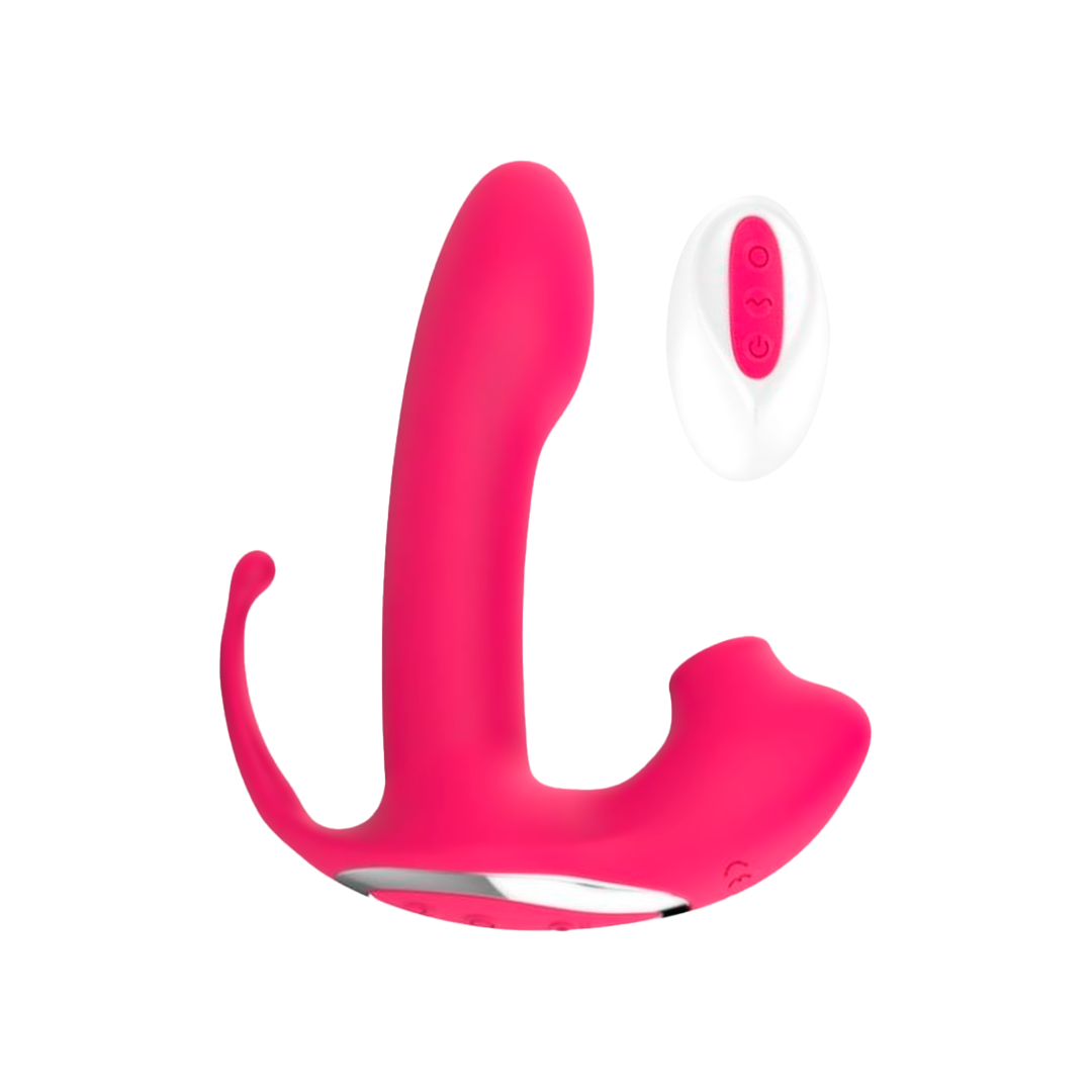 Vibrador Con Succión Doble Estimulación Molly